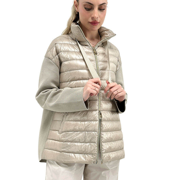 Herno Giacca Donna, Eternal Cotton e Nylon Ultralight, Beige