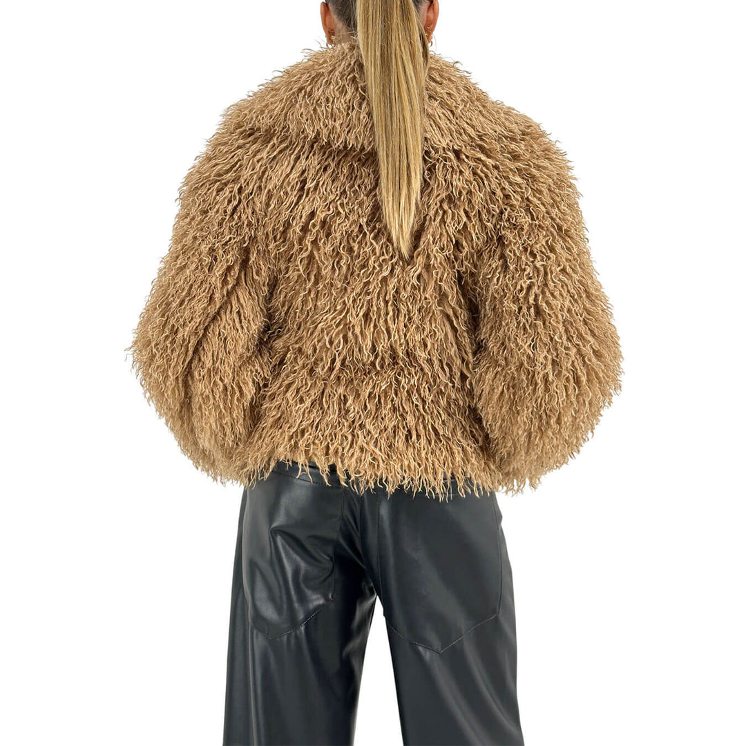 Tensione In, Eco Pelliccia, Donna, Poliestere, Marrone