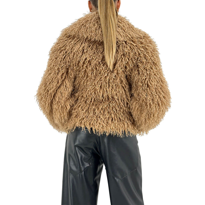 Tensione In, Eco Pelliccia, Donna, Poliestere, Marrone