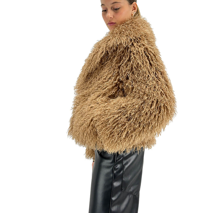 Tensione In, Eco Pelliccia, Donna, Poliestere, Marrone