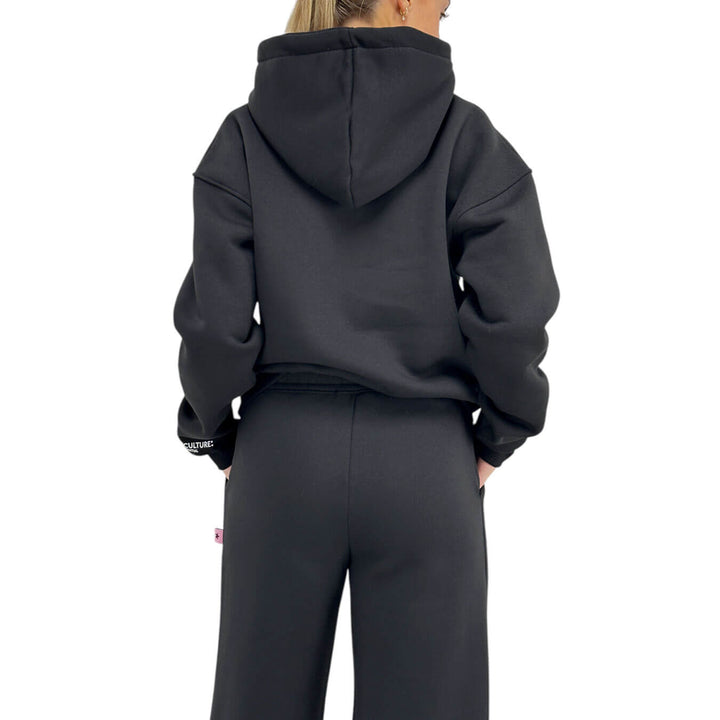 Superculture, Sweatshirt, Women, Sally, Cotton, Black