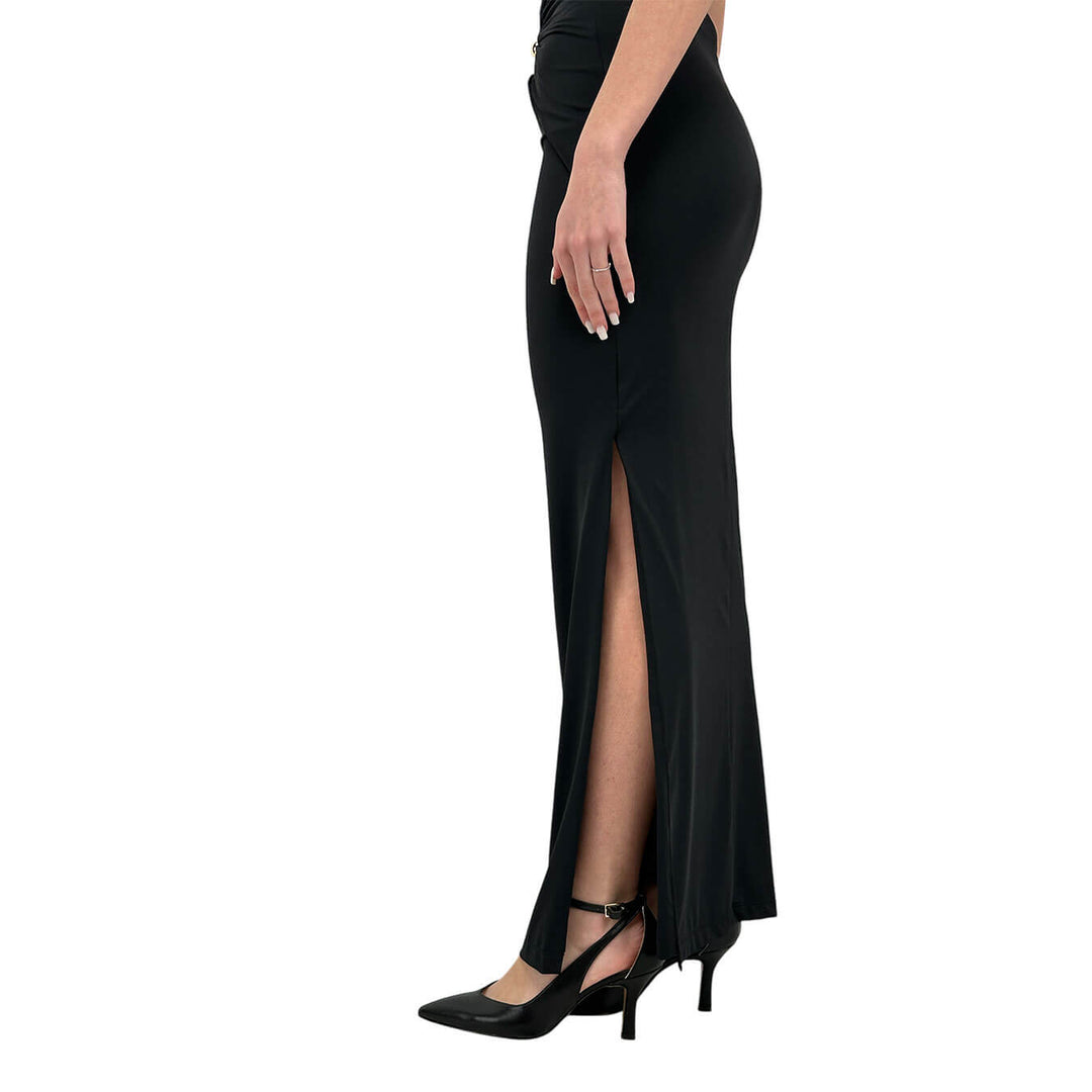 Relish Salamanca Women's Dress, Long, Cut-Out Rings, Black