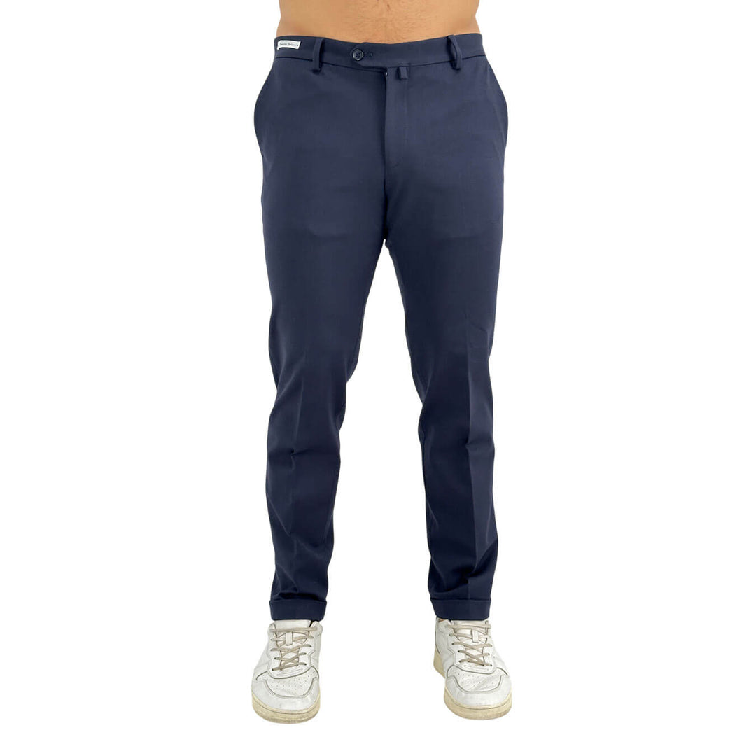 Moro, Pantaloni, Uomo, Cotone, Blu