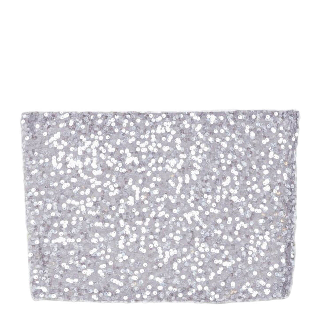 Ottod'Ame Women's Sweater, Top, Sequins, Mixed Fabric, Grey