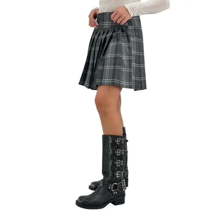 Tensione In, Gonna, Donna, Check, Grigio