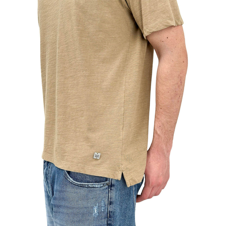 BL.11 Block Eleven Men's T-Shirt, Short Sleeve, Cotton, Beige