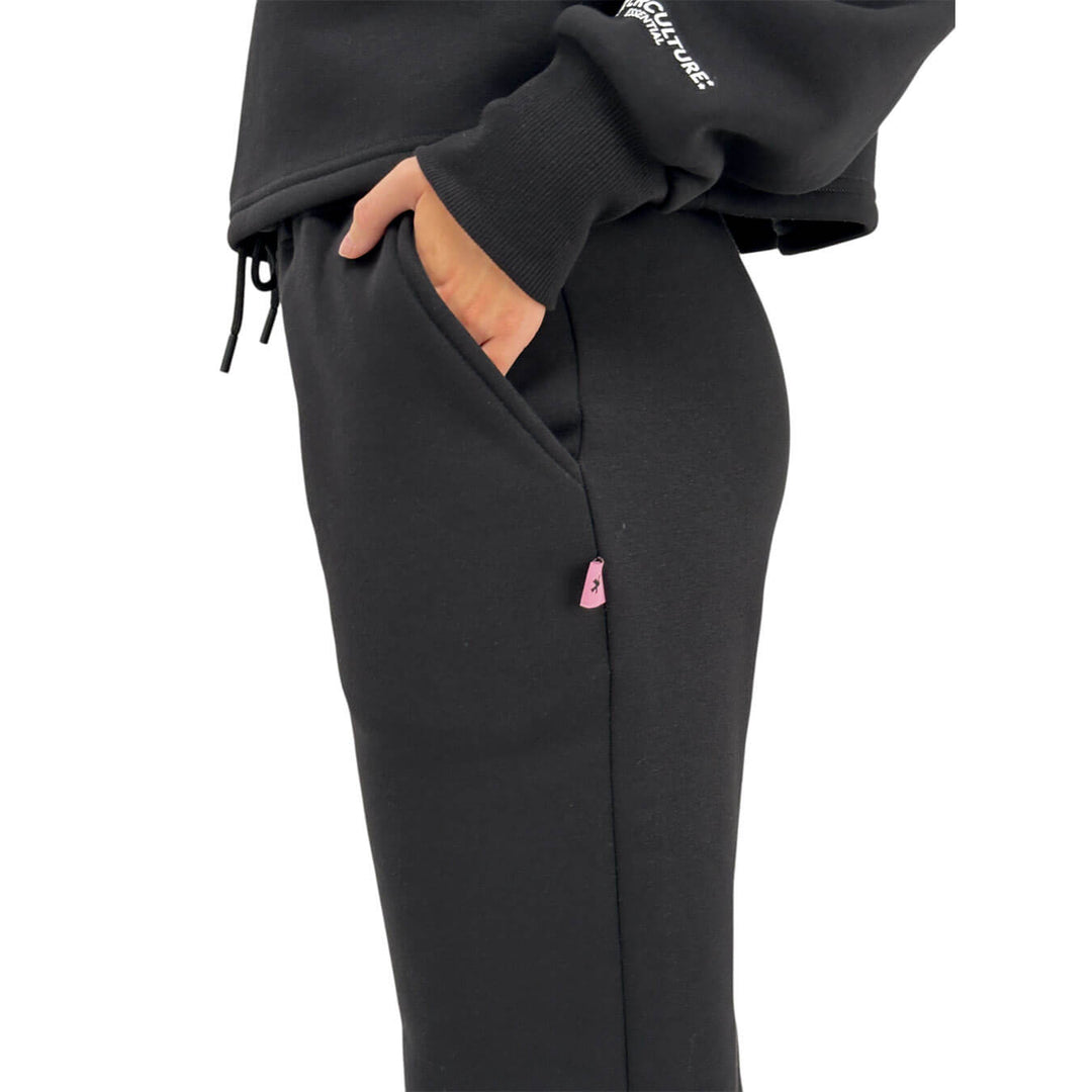 Superculture, Pants, Women, Rita, Cotton, Black