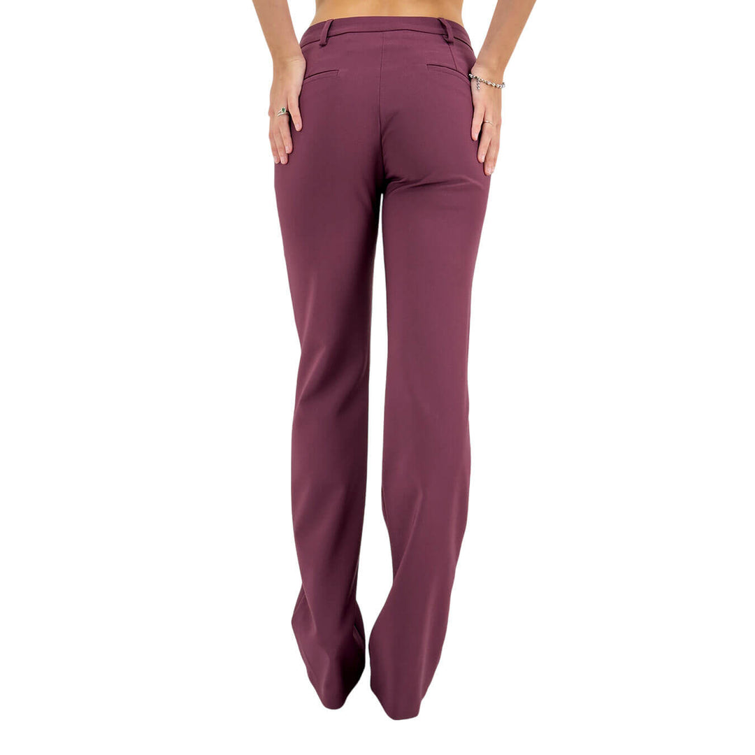 Relish, Pantaloni, Donna Cloes, Vita Alta, Poliestere, Violet