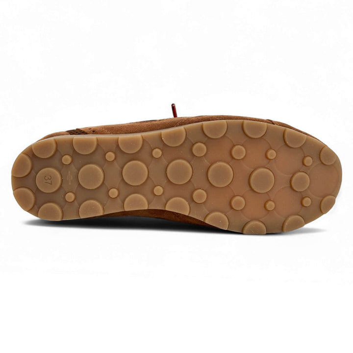 Ovyé Women's Shoes, Sneakers, Suede, Brown
