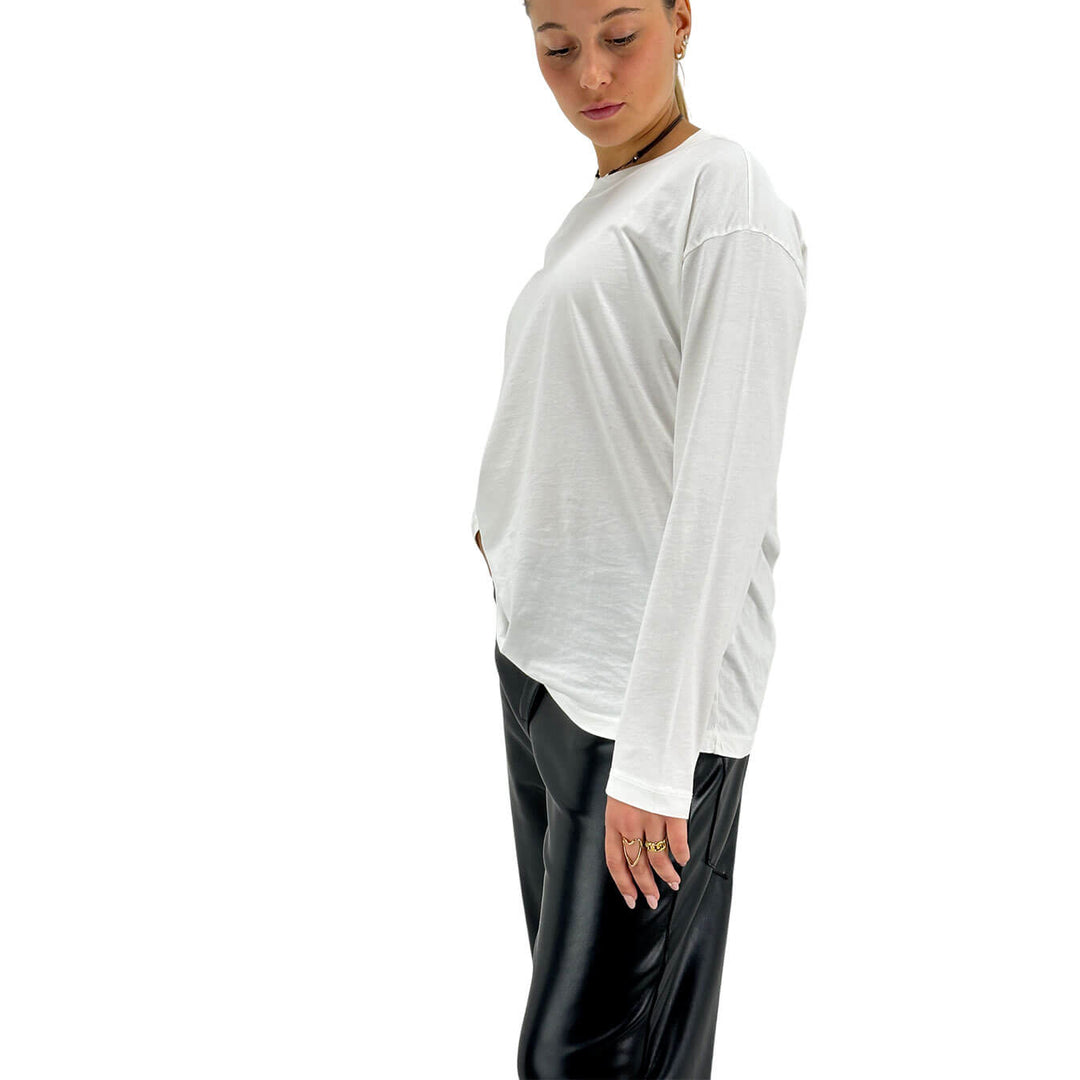 Tensione In, T-Shirt, Donna, Cotone, Bianco