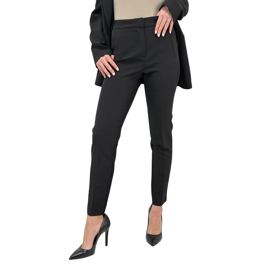 Kontatto Women's Complete Set, Jacket and Pants, Slim Fit, Black
