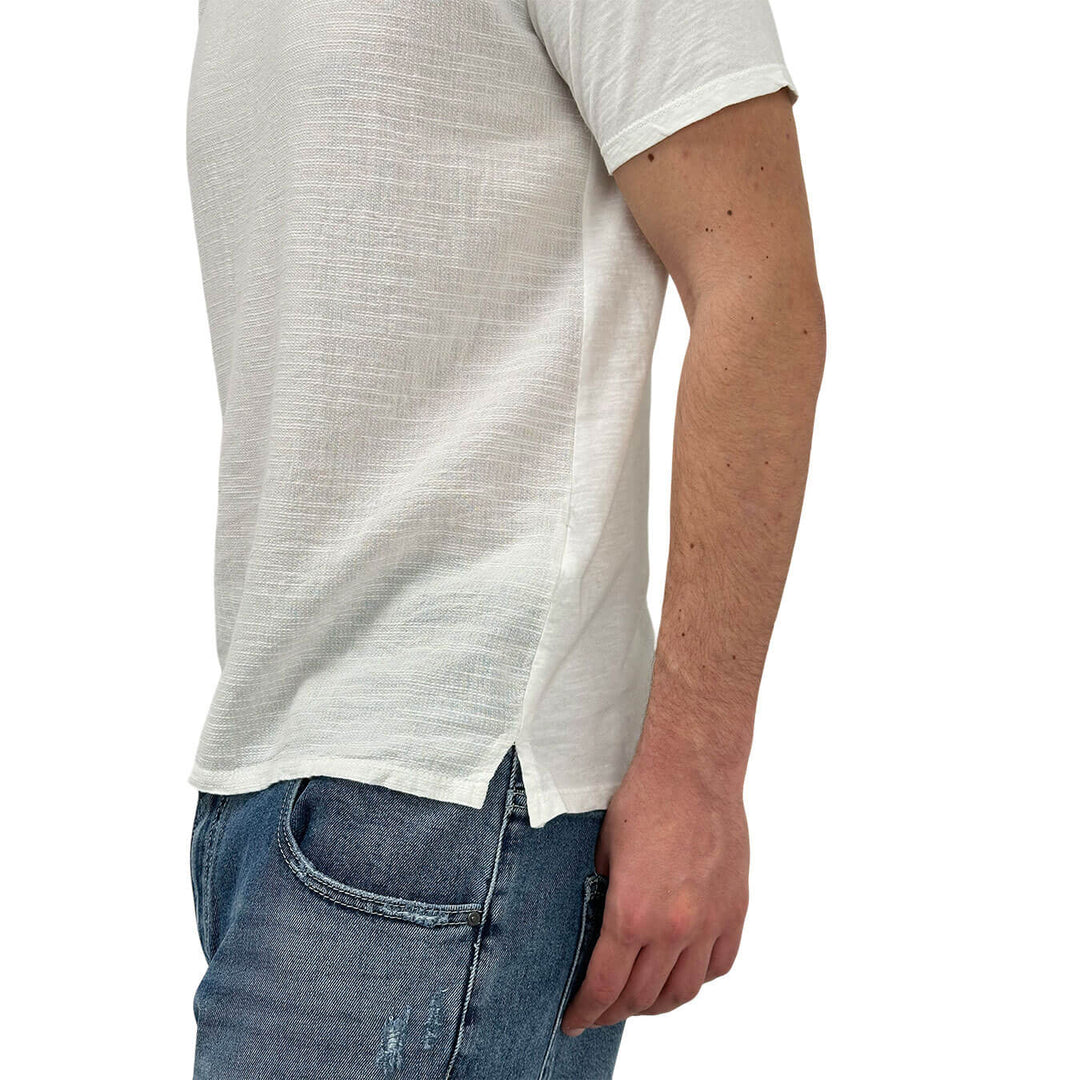 BL.11 Block Eleven Men's T-Shirt, Short Sleeve, Cotton, White