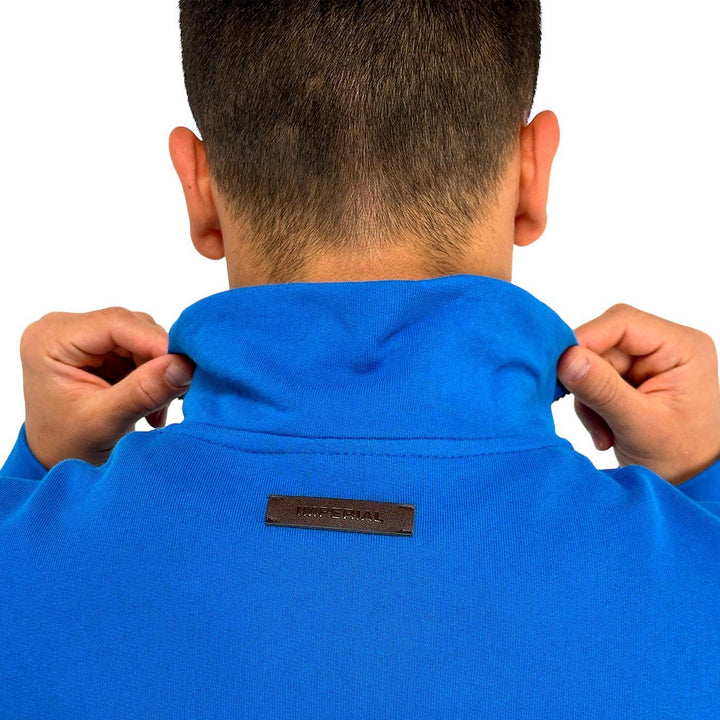 Imperial Felpa Uomo, Collo Alto, Mezza Zip, Manica Lunga, Cotone, pe2024, bassiniboutique.it