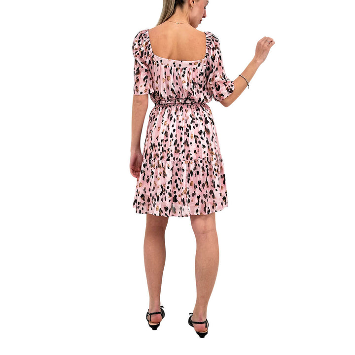 Koralline Women's Dress, Mini, Animal Print, Pink