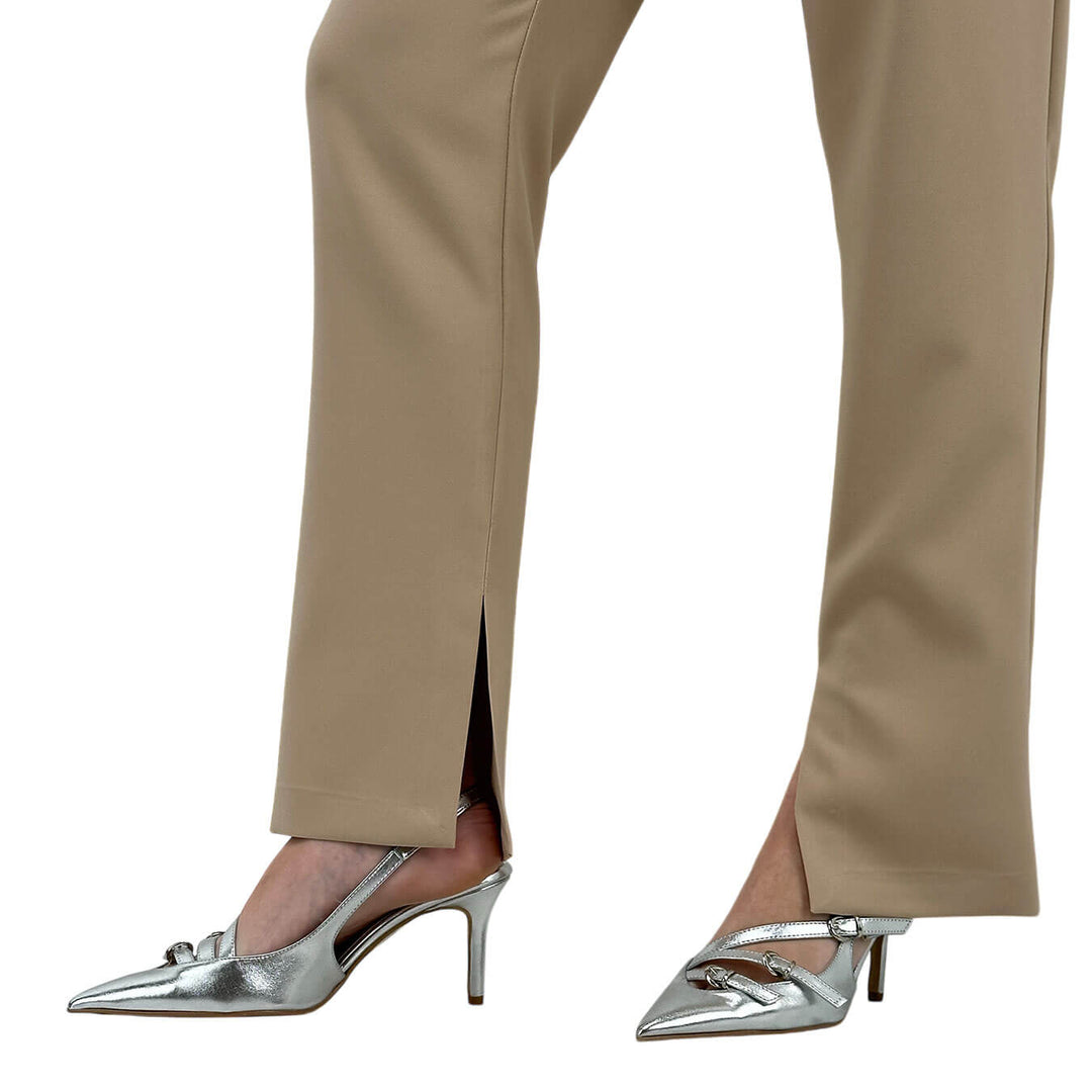 Relish Catalina Women's Pants, Basic Model, Mixed Fabric, Beige