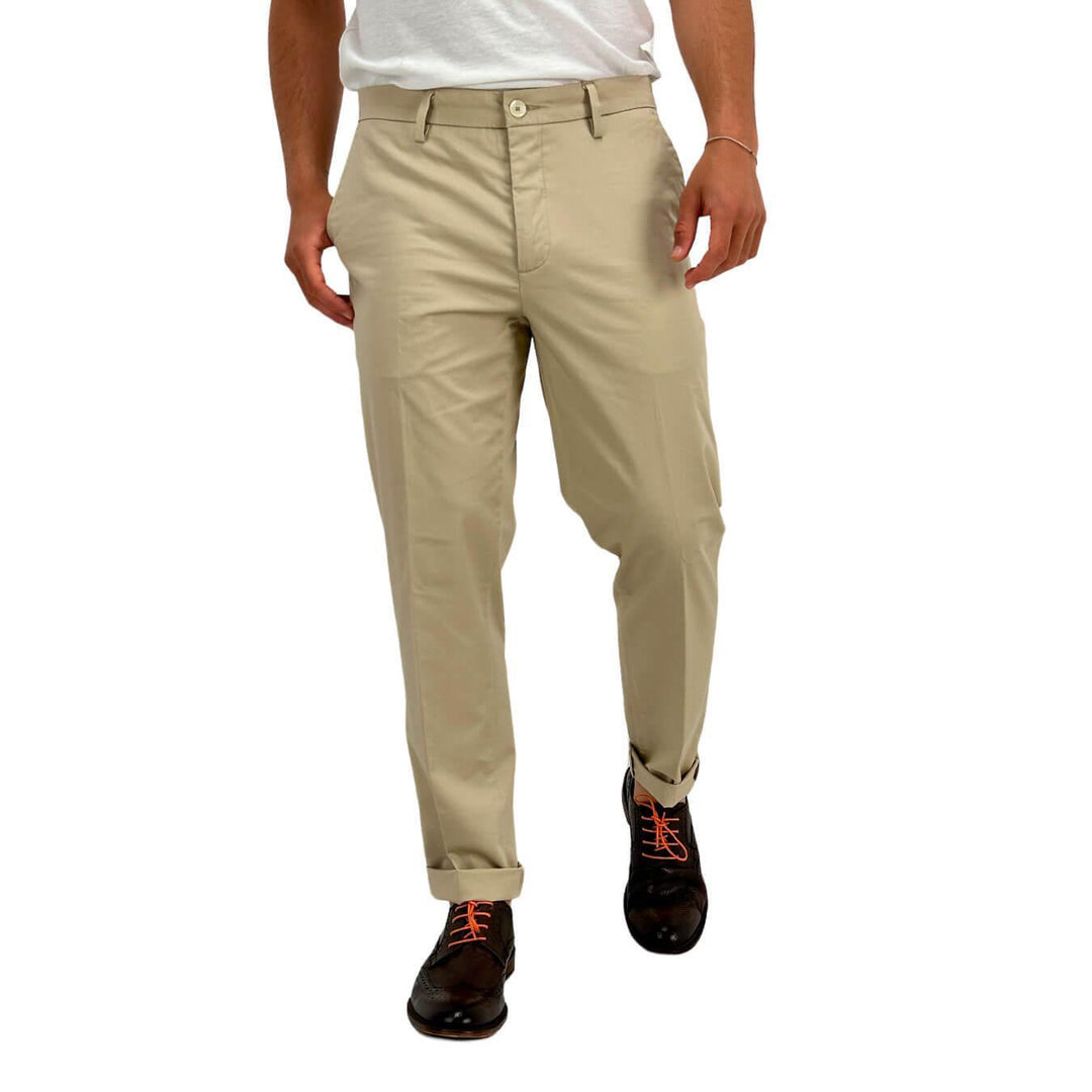 MarKup Pantaloni Uomo Regular, Cropped Pima, Misto Cotone, bassiniboutique.it