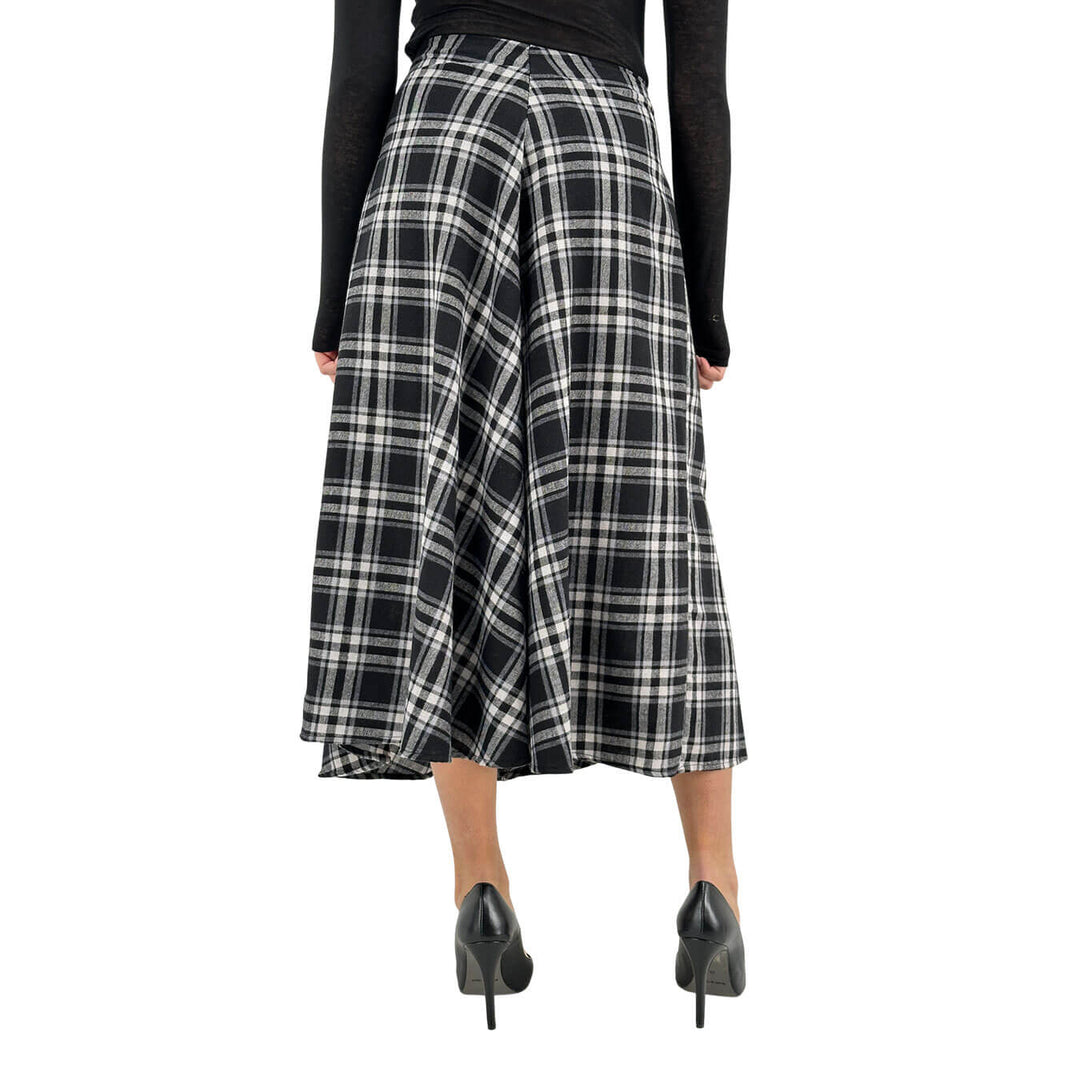 Tensione In, Gonna, Donna, Tessuto Misto, Nero