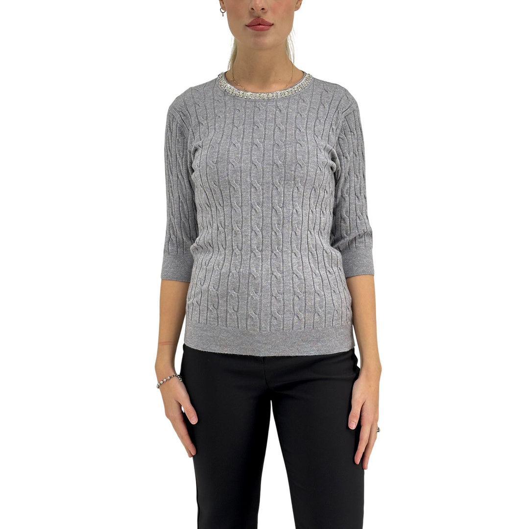 Markup, Maglia, Donna, Tessuto Misto, Grigio