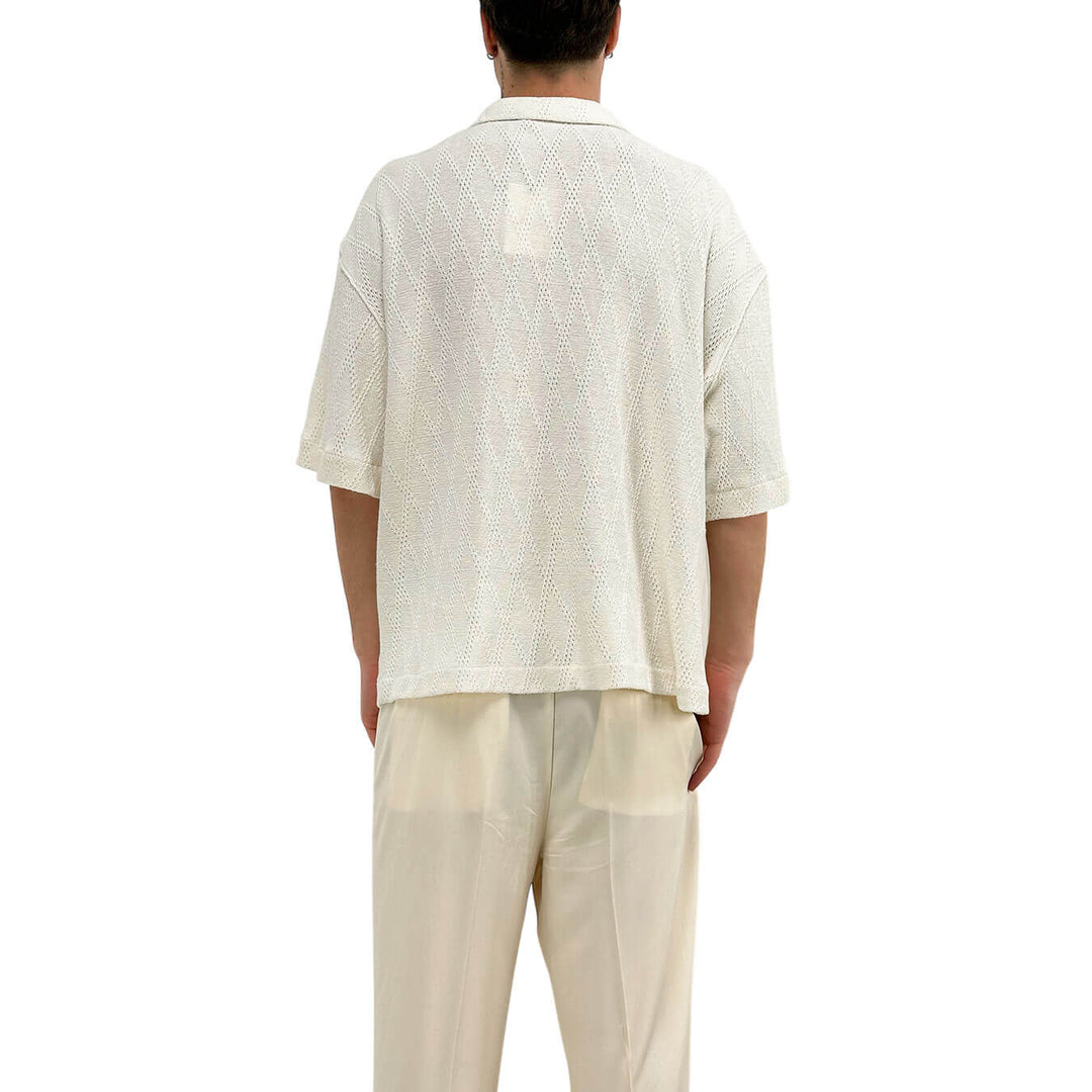 I'm Brian Men's Shirt, Casual, Short Sleeve, Ivory