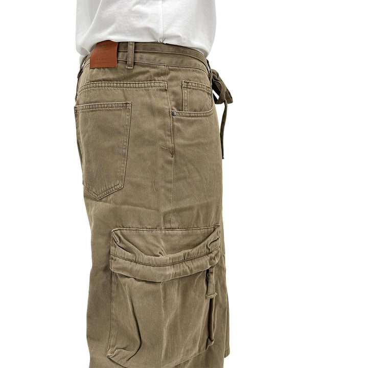 Rytual Men's Shorts, Bermuda, Drawstring, Cotton, Green