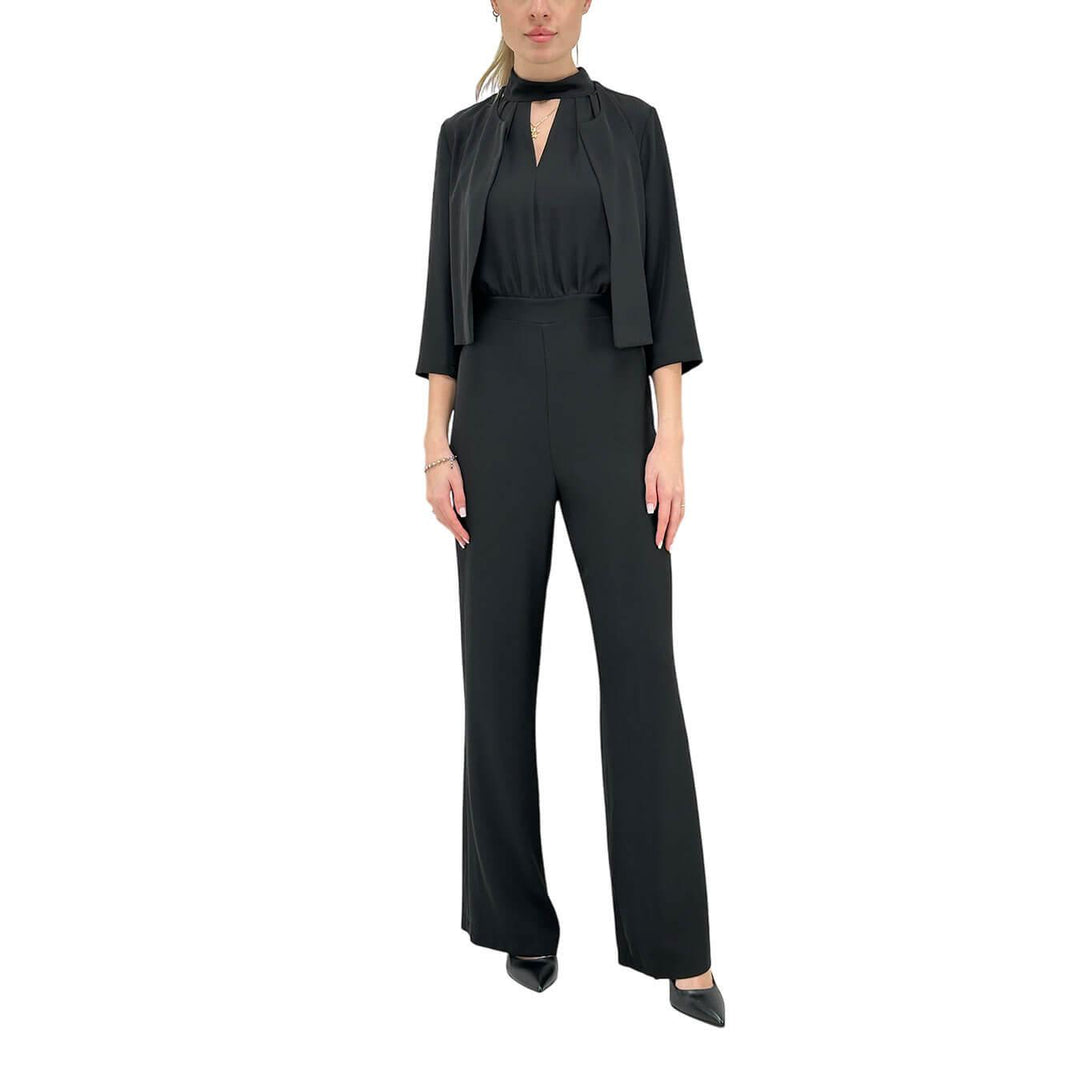 Kontatto Women's Complete Set, Jacket and Tracksuit, Regular Fit, Black
