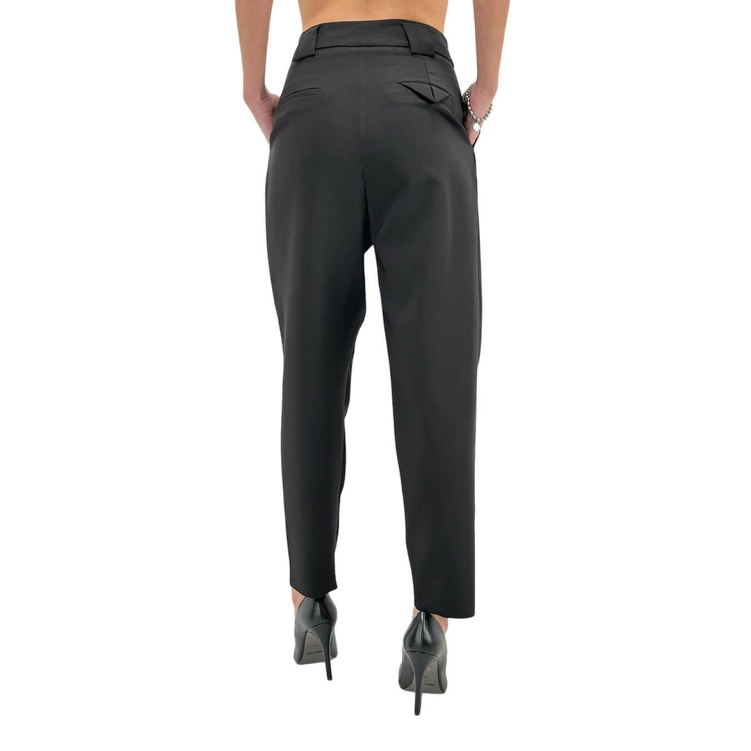 Relish Setmu Women's Capri Pants High Waist Black