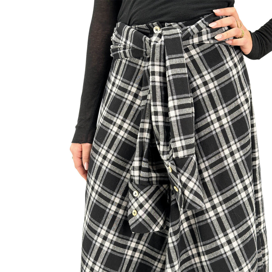 Tensione In, Gonna, Donna, Tessuto Misto, Nero