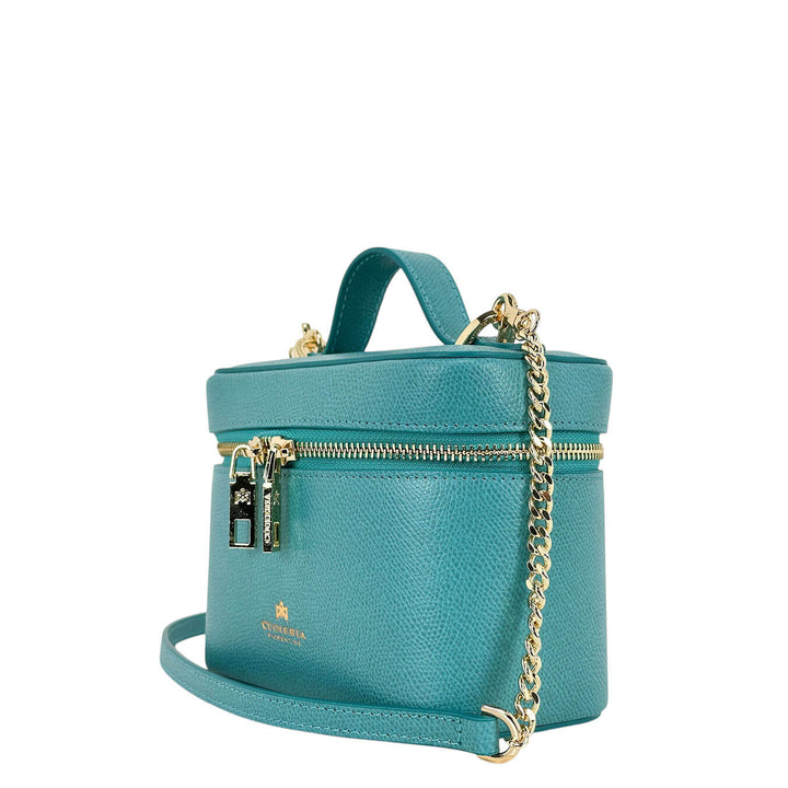 Cuoieria Fiorentina Beauty Women's Bag, Shoulder Strap, Leather, Green