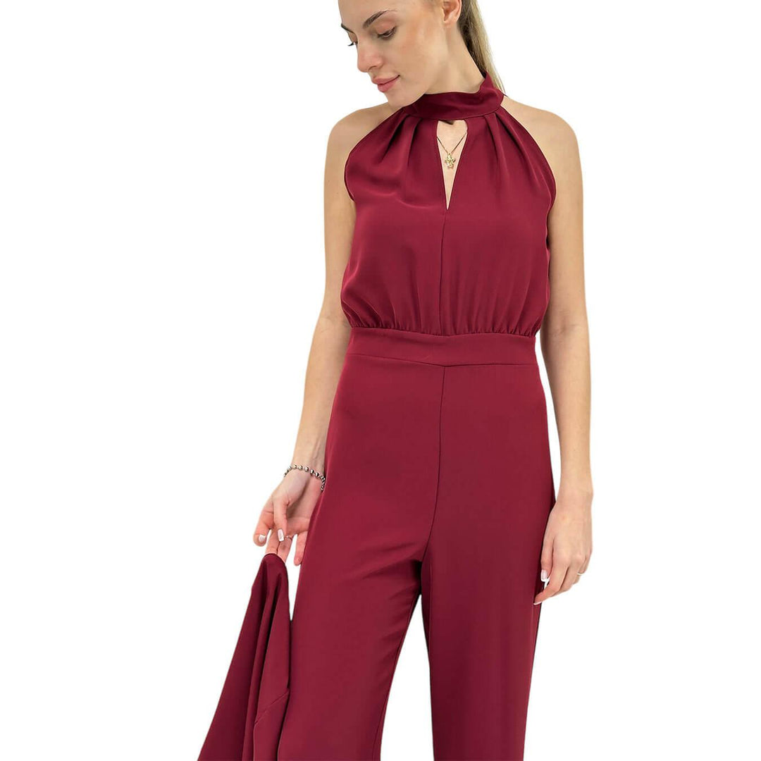 Kontatto Women's Suit, Jacket and Tracksuit, Regular Fit, Bordeaux