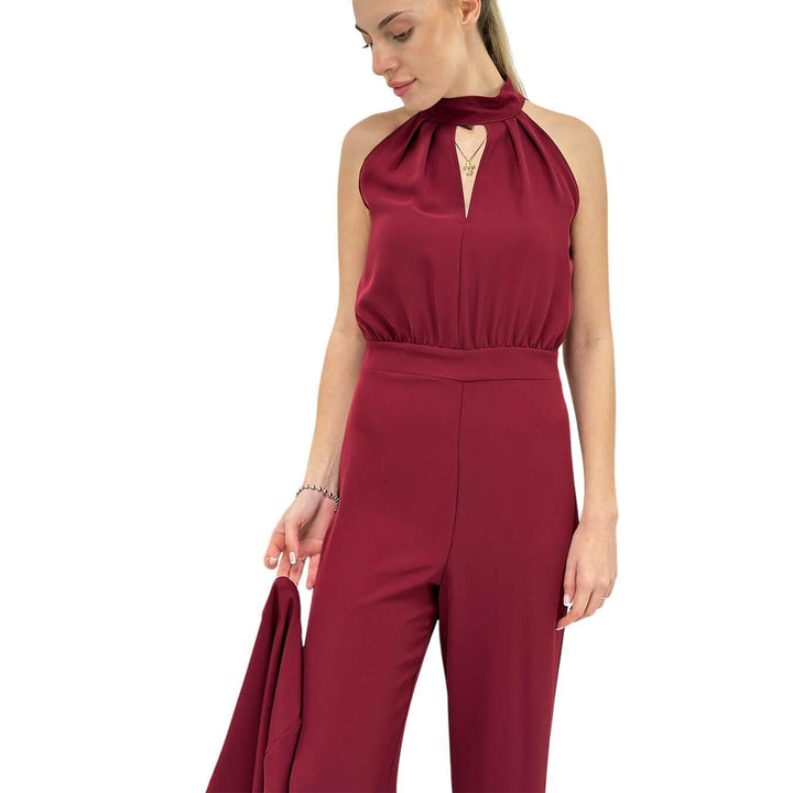 Kontatto Women's Suit, Jacket and Tracksuit, Regular Fit, Bordeaux