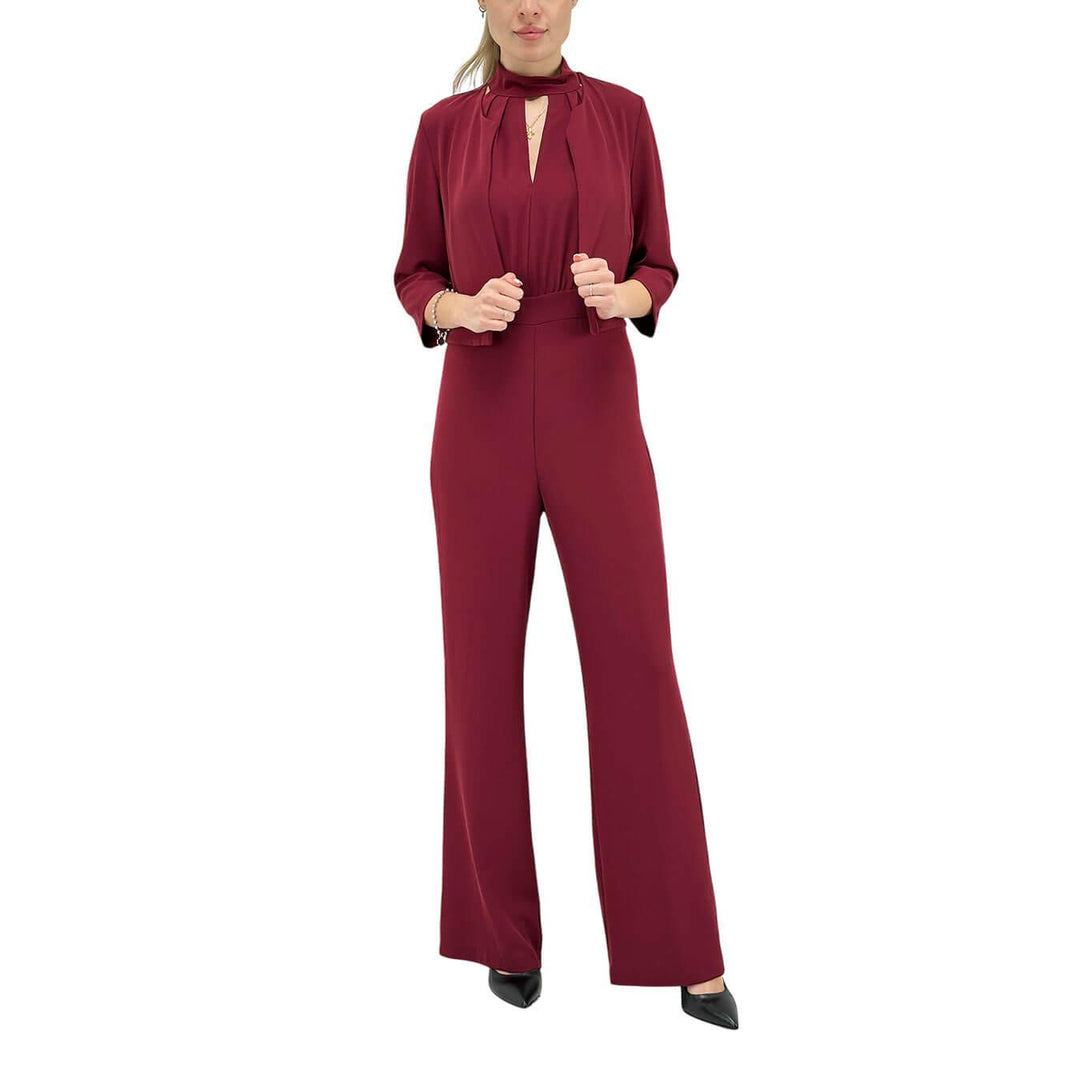 Kontatto Women's Suit, Jacket and Tracksuit, Regular Fit, Bordeaux