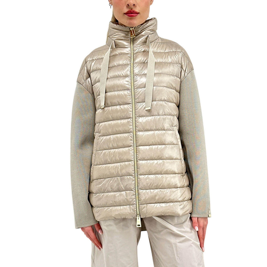 Herno Giacca Donna, Eternal Cotton e Nylon Ultralight, Beige