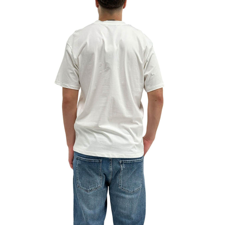 BL.11 Block Eleven Men's Basic T-Shirt, Crewneck, Cotton, White
