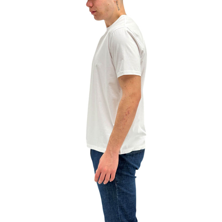 MarKup Men's Basic Shirt, Crewneck, Over, Cotton, White