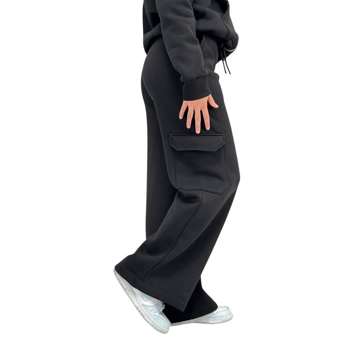 Superculture, Pants, Women, Amber, Cotton, Black
