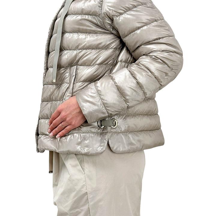 Herno Piumino Donna, Cappuccio, Nylon Ultralight, Grigio