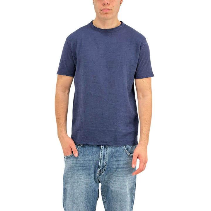 BL.11 Block Eleven Men's T-Shirt, Short Sleeve, Cotton, Blue