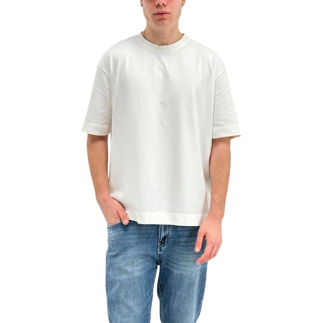 Imperial Men's Jersey, Basic T-Shirt, Crewneck, Cotton, White