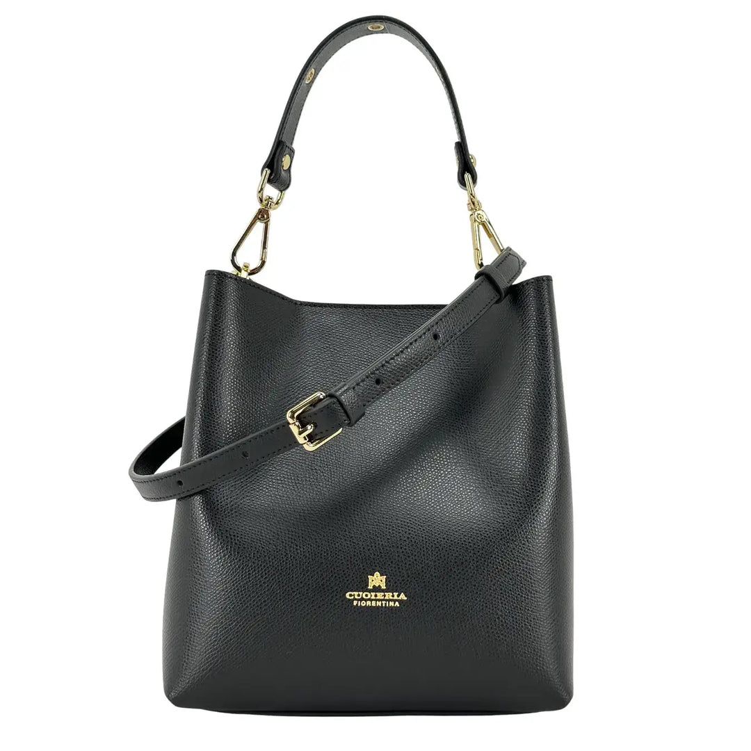 Cuoieria Fiorentina, Secchiello, Donna, Pelle, Nero