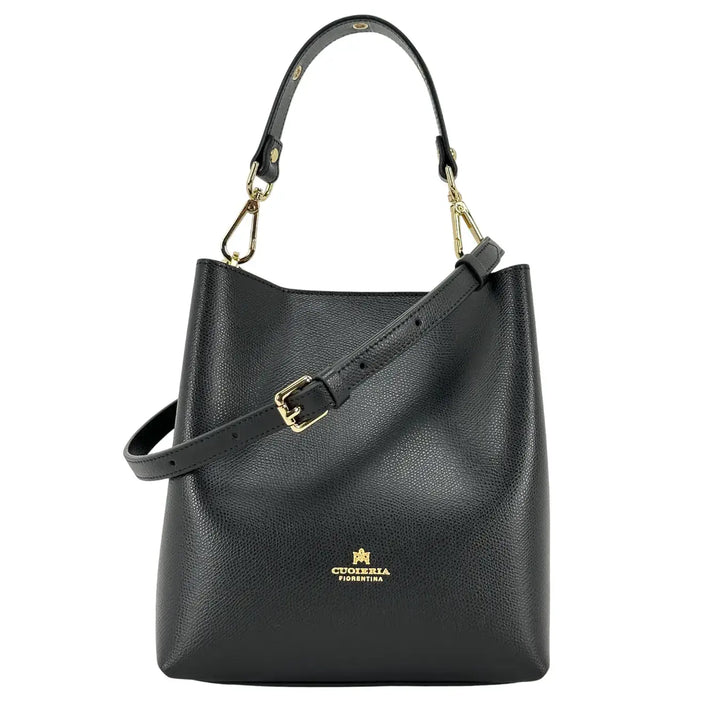 Cuoieria Fiorentina, Secchiello, Donna, Pelle, Nero