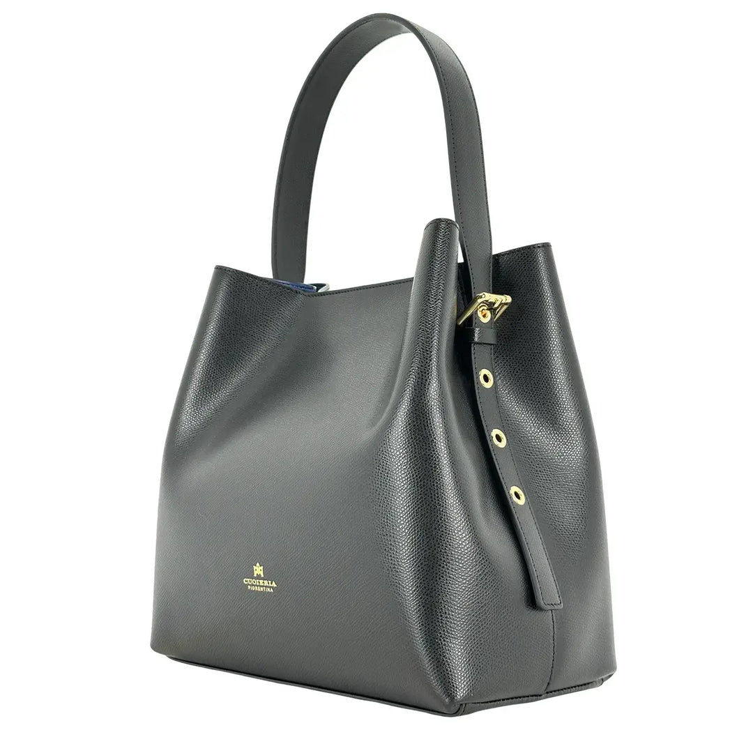 Cuoieria Fiorentina, Secchiello, Donna, Alice, Pelle, Nero