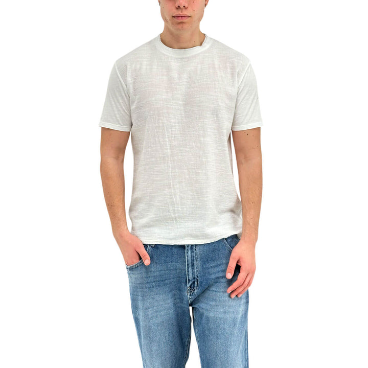 BL.11 Block Eleven Men's T-Shirt, Short Sleeve, Cotton, White