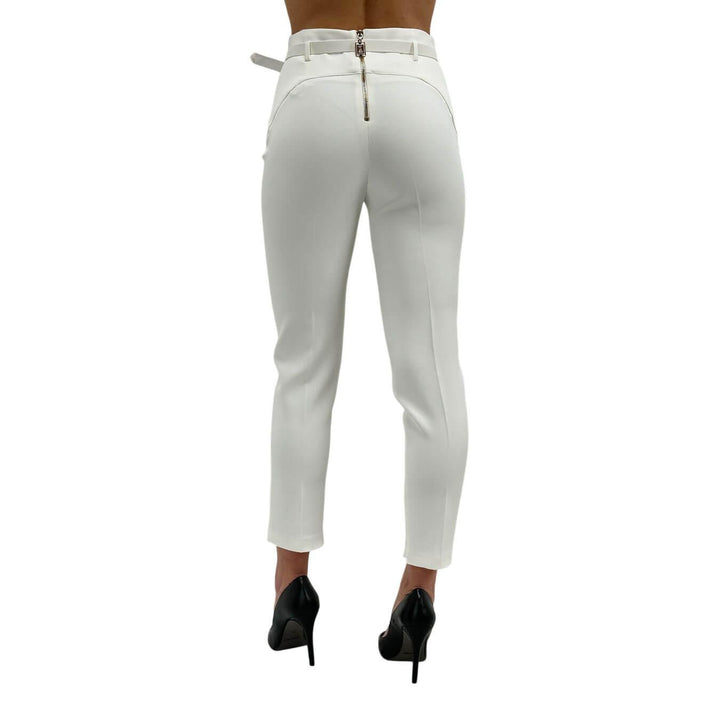 Relish Explore Women's Pants, High Waist, Strap, White