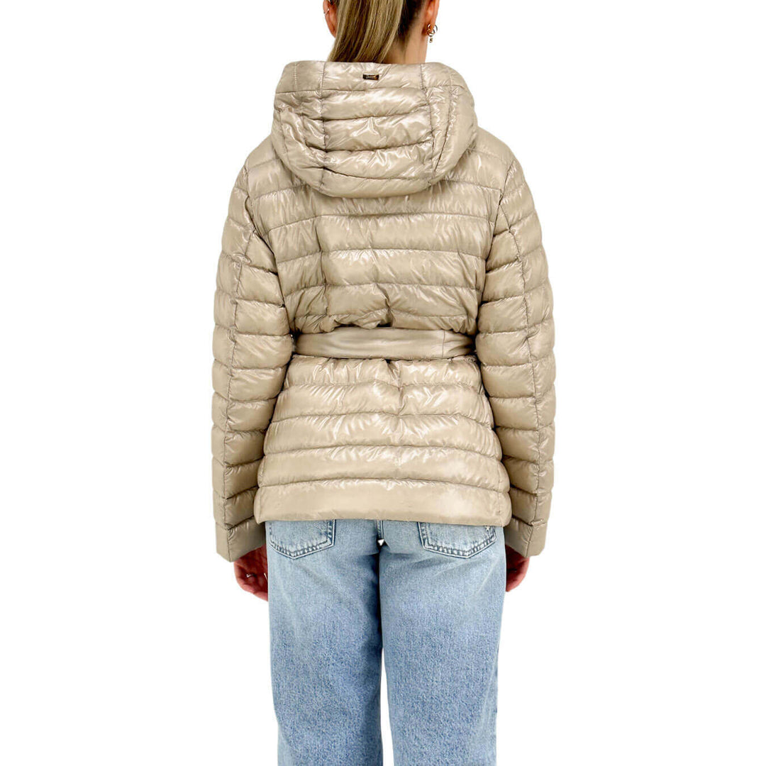 Herno Women's Jacket, Quilted, Ultralight, Hood, Chantilly