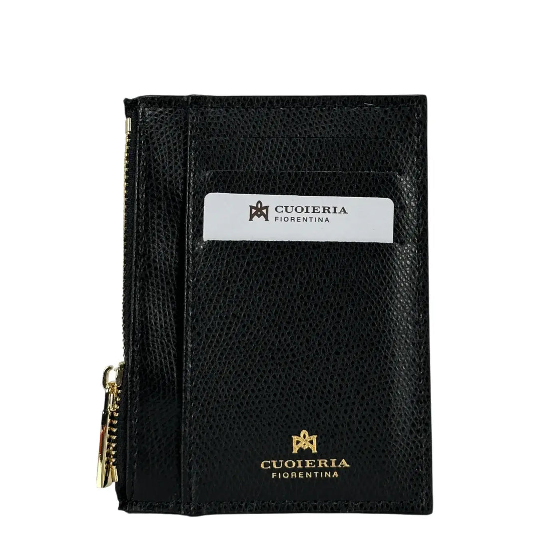 Cuoieria Fiorentina, Portacarte, Uomo, Pelle, Nero