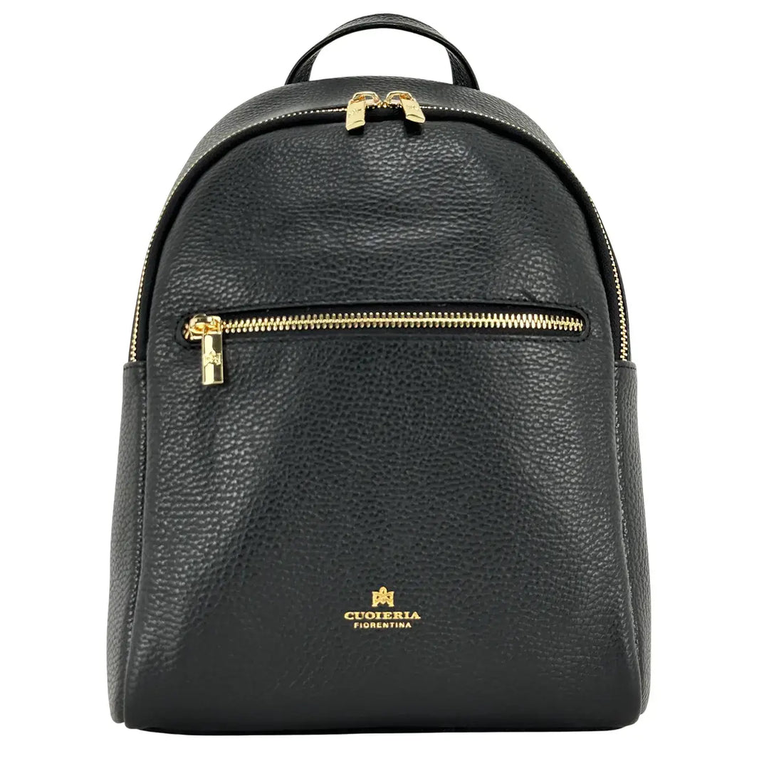 Cuoieria Fiorentina, Zaino, Donna, Velvet, Pelle, Nero