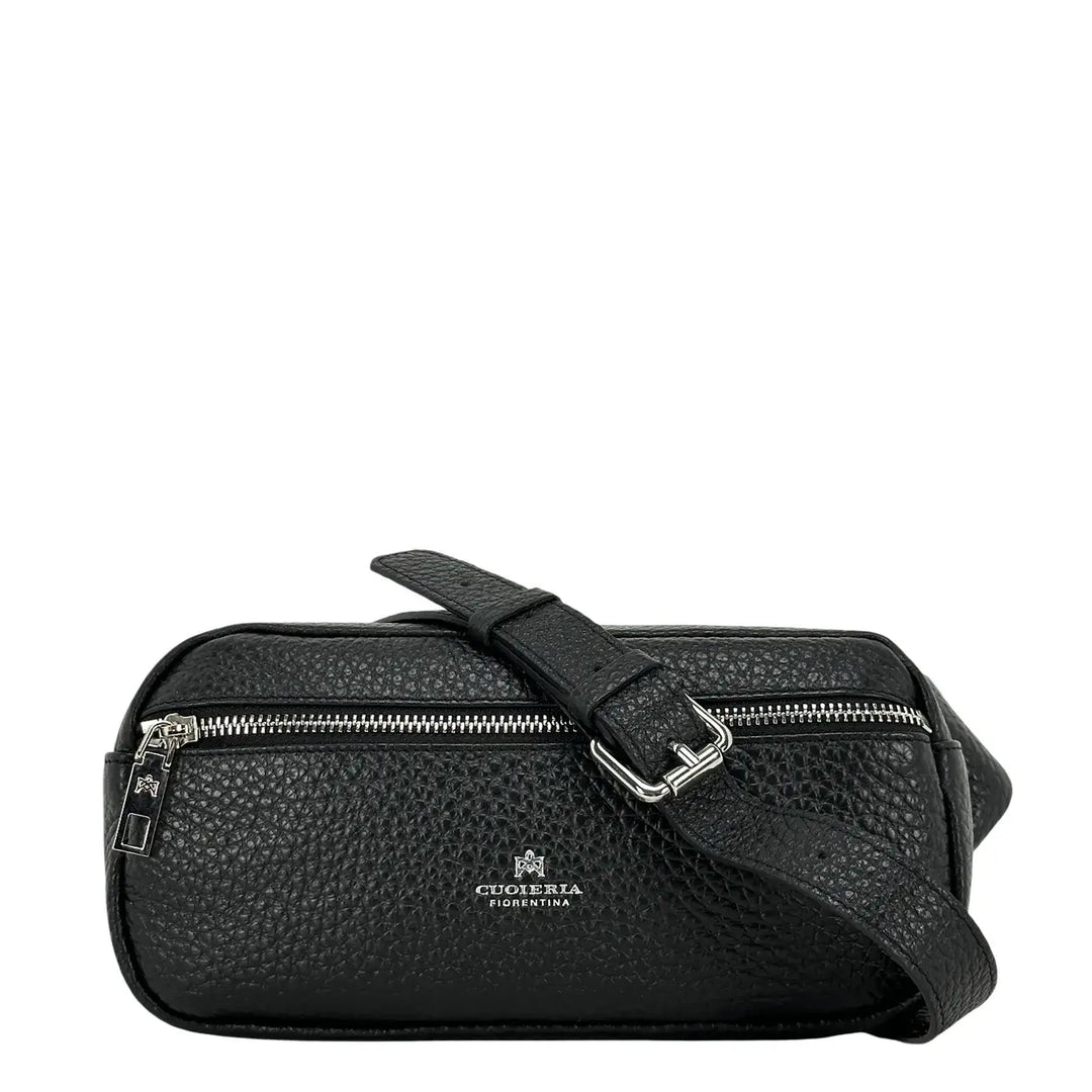 Cuoieria Fiorentina, Marsupio, Uomo, Pelle, Nero