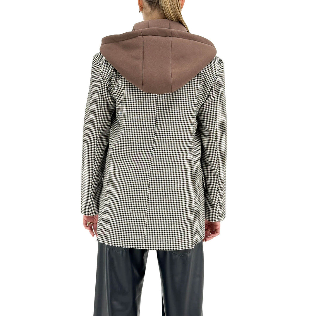 Tensione In, Giacca, Donna, Pied de Poule, Beige