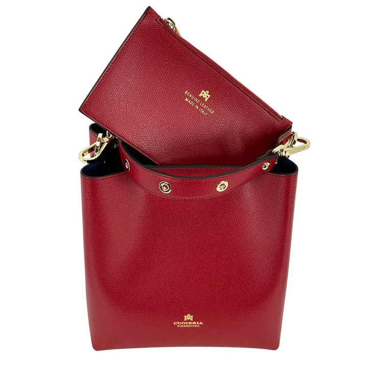 Cuoieria Fiorentina, Secchiello, Donna, Rosso