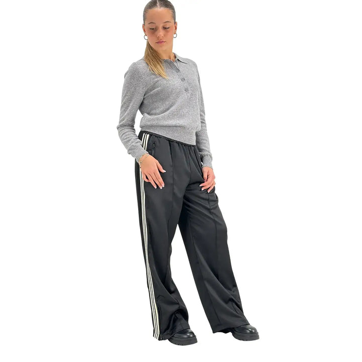 Tensione In, Maglia Polo, Donna, Lana, Grigio